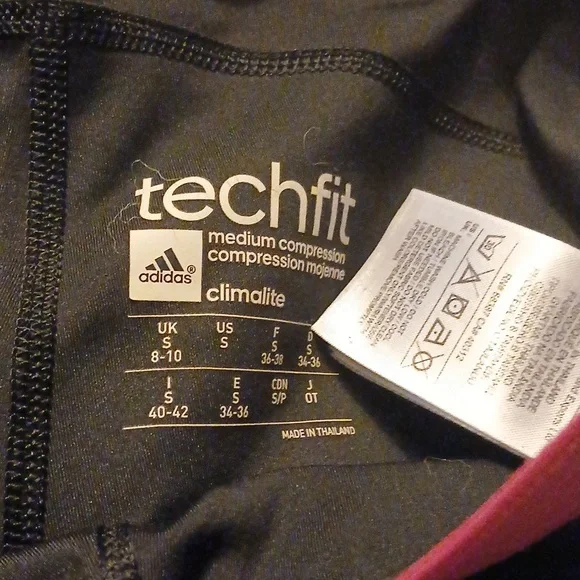 Adidas Black and Red Track Pants S - Picture 4 of 5
